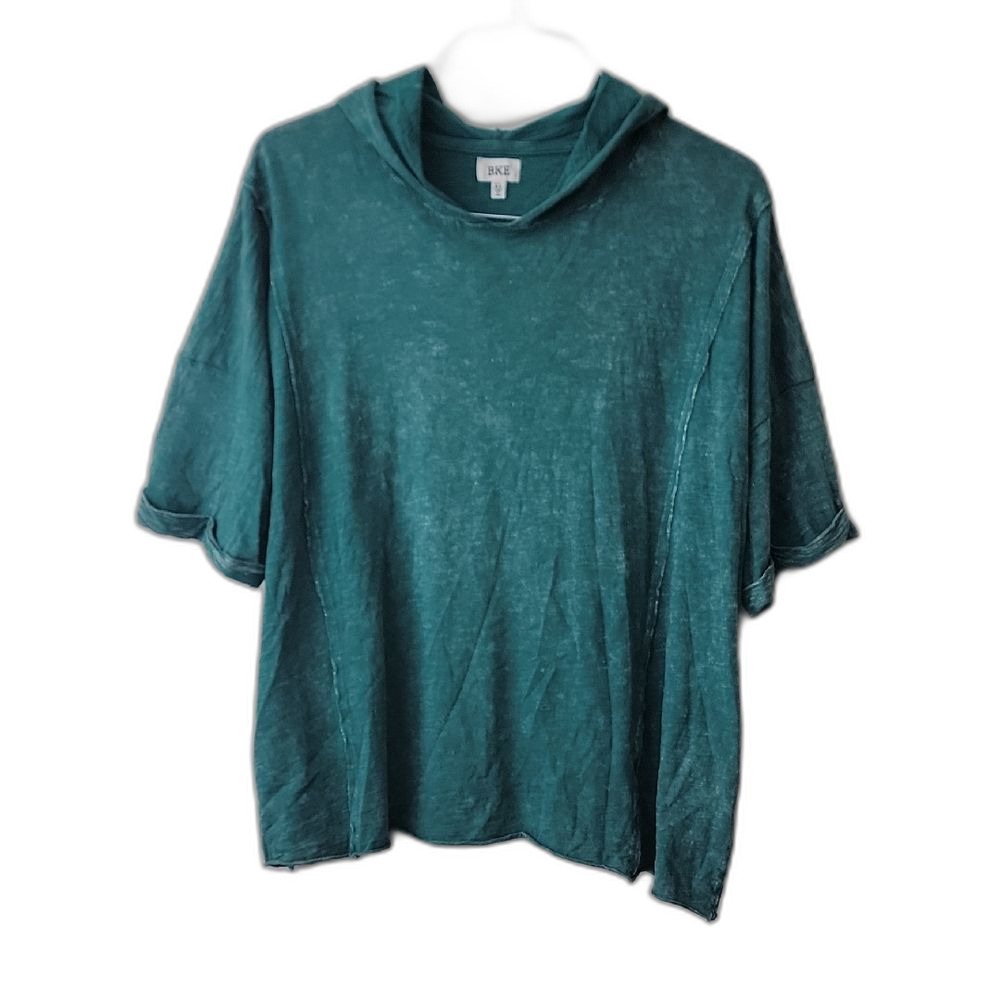 BKE Teal Casual Hooded Tee